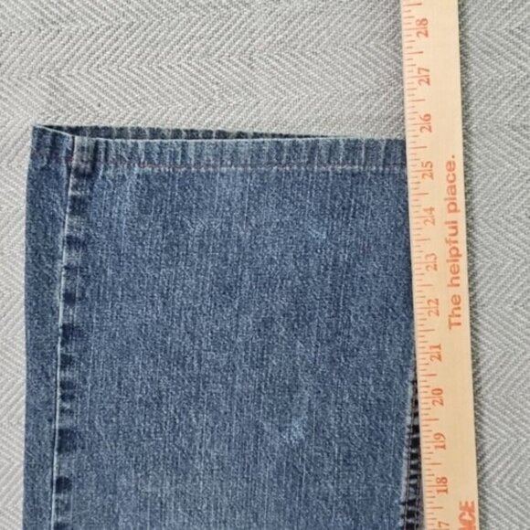 Urban Pipeline Jeans Men's W36xL30 Y2K Wide Leg Suspender Buttons Workwear - Picture 10 of 16